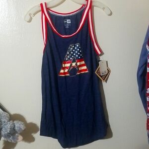 Women's MLB Arizona Diamondback Sleeveless Top Size Large New With Tags